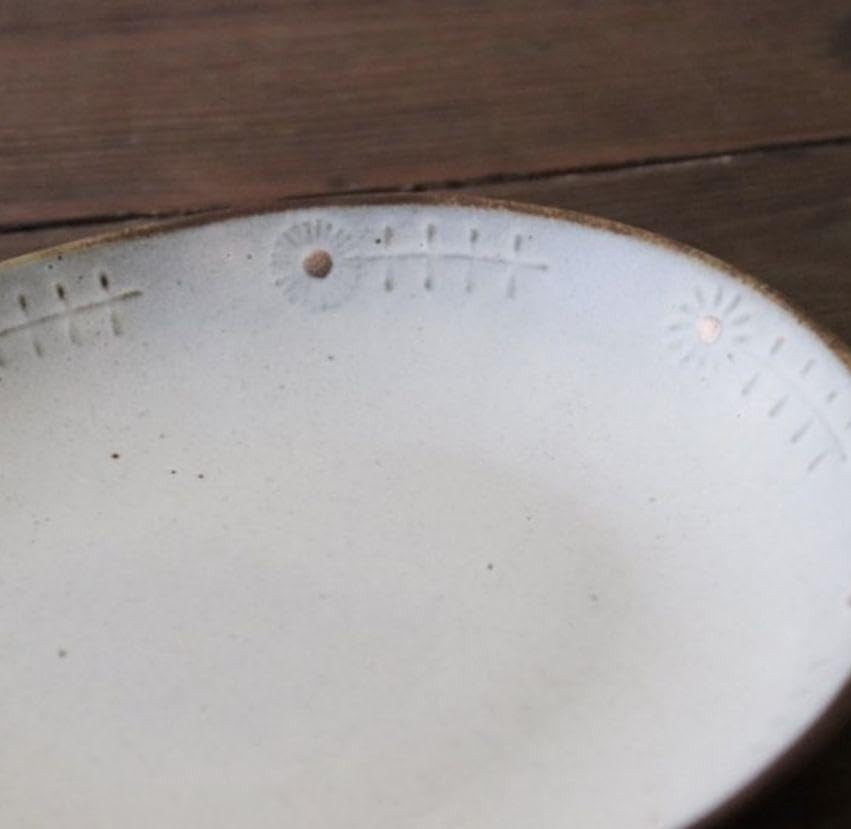 Amazon | よしざわ窯 oldwhite 花のカレー皿 | ノーブランド品